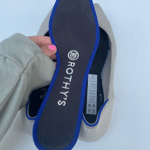 Rothy’s Flax birdseye the Point Flats RETIRED - Picture 8 of 15